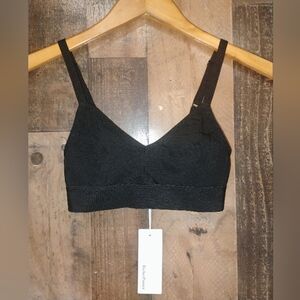 NWT Richer Poorer Cut Out Black Bralette Size XS